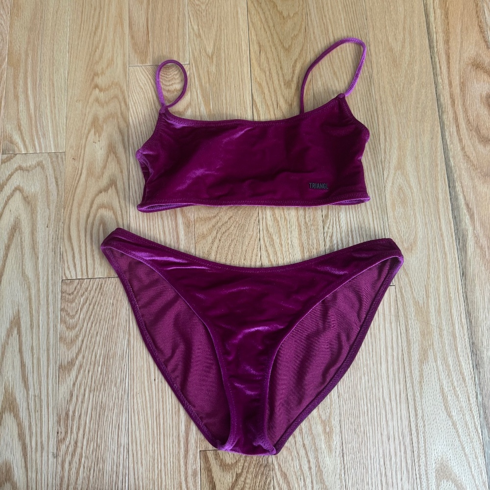 Purple Velvet Bikini